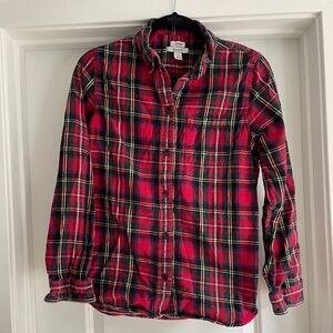 LL Bean Red Flannel